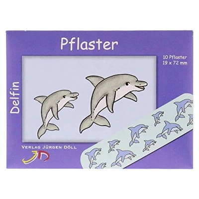 Abbildung von Kinderpflaster Delfin Briefchen