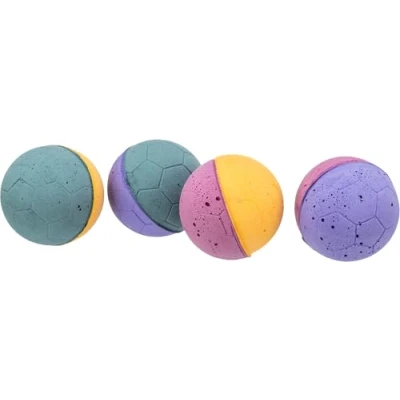 Abbildung von Trixie Softball, skumgummi, ø 4,3 cm, 4 stk., ass. farver