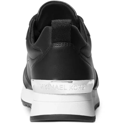 Abbildung von MICHAEL KORS Damen Allie Stride Trainer Sneaker, Schwarz, 42.5 EU