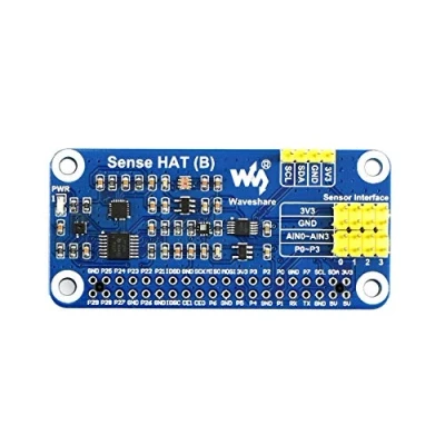 Abbildung von Waveshare Sense HAT (B) for Raspberry Pi Onboard Multi Powerful Sensors Such as Gyroscope Accelerometer Magnetometer Barometer Temperature Humidity Sensor Communicated via I2C Interface