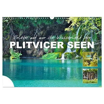 Abbildung von Erlebe mit mir die Wasserwelt der Plitvicer Seen (Wandkalender 2025 DIN A3 quer), CALVENDO Monatskalender