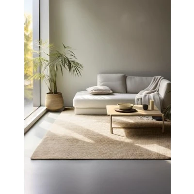 Abbildung von HANSE Home Teppich Jaipur, rechteckig, Höhe: 10 mm, Jute, Natur, Wohnzimmer, Esszimmer, Schlafzimmer, Flur, Läufer, Boho