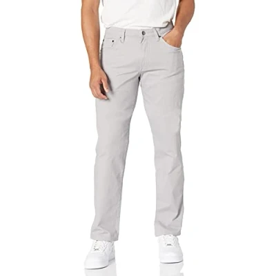 Abbildung von Amazon Essentials Herren 5 Pocket Stretch Twillhose, Gerade Geschnitten, Hellgrau, 35W / 30L