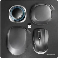 Abbildung von 3Dconnexion SpaceMouse Wireless Kit 2 (Bluetooth Edition, Mobile Design Lösung, für CAD und 3D, kabellos), Mattschwarz