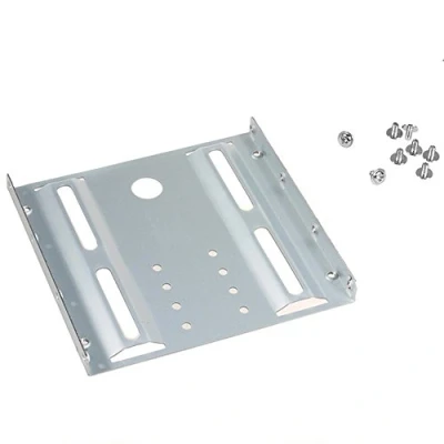 Abbildung von Maclean MC 655 SSD Montage Rahmen Einbau 3,5&quot; für Festplatte 2,5&quot; (6,4cm) Größe Einbaurahmen kompatibel Montagezubehör Wechselrahmen Mounting Frame Halterung Schienen