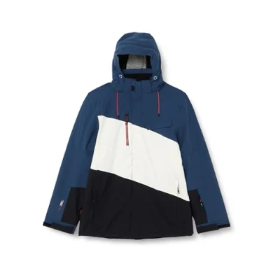 Abbildung von Killtec Herren ksw 47mn jckt Skijacke Funktionsjacke mit abzippbarer Kapuze und Schneefang, dunkelblau, S EU