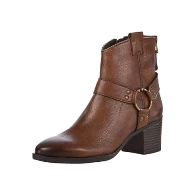 Abbildung von Marco Tozzi Cowboy/Bikerstiefelette, Damen, Größe: 38, Cuoio Schuhe