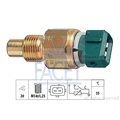 Abbildung von FACET 7.3548 Kühlmitteltemperatursensor Made in Italy OE Equivalent CITROËN: Saxo Schrägheck, Xsara Jumper I Pritsche/Fahrgestell