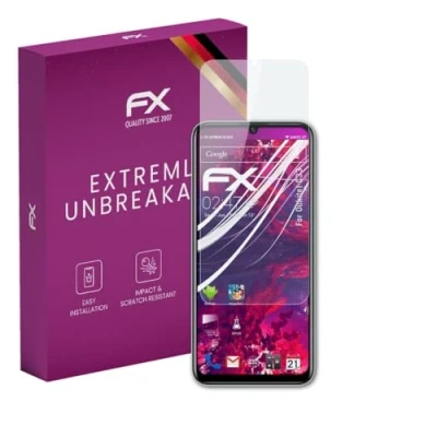 Abbildung von atFoliX Glasfolie kompatibel mit Oukitel C33 Panzerfolie, 9H Hybrid Glass FX Schutzpanzer Folie