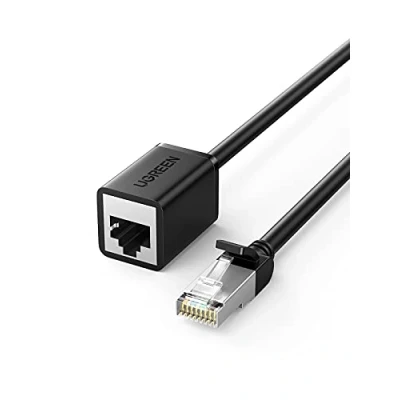 Abbildung von UGREEN Verlängerungskabel für Ethernet Kabel, LAN Gigabit Netzwerkkabel und RJ45 Kabel Kompatibel mit Cat5 Cat5e Cat6 Cat7 Cat8, Adapter Ethernet, LAN, Netzwerk Verlängerung (2m)