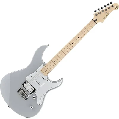 Abbildung von Yamaha Pacifica 112V Hochwertige E Gitarre in elegantem Design für Einsteiger und Fortgeschrittene, mit 2 online Gitarrenstunden bei einem Lehrer der Music School, Grau
