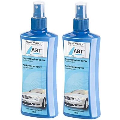 Abbildung von AGT Regenabweiserspray: 2er Set Regenabweiser Spray für Kfz Scheiben, je 250 ml (Regenabweiser Auto, Fenster Windschutzscheibenwunder)