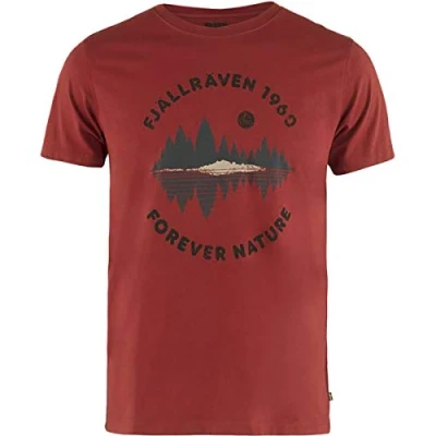 Abbildung von Fjallraven 87045 Forest Mirror T Shirt M Mens Deep Red XS