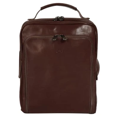 Abbildung von Piké Cityrucksack, echt Leder, Made in Italy