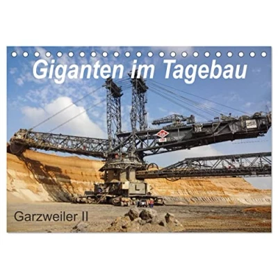 Abbildung von Giganten im Tagebau Garzweiler II (Tischkalender 2025 DIN A5 quer), CALVENDO Monatskalender