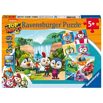 Abbildung von RAVENSBURGER Top Wings Puzzle 3 x 49 Teile Mehrfarbig 05052