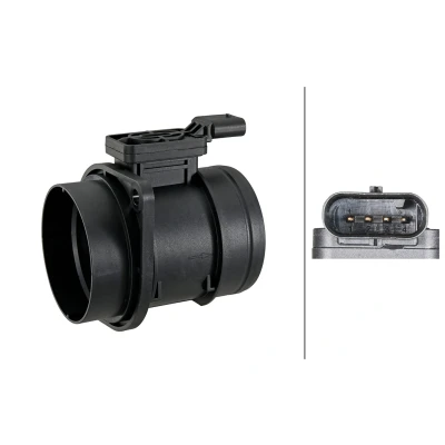 Abbildung von HELLA 8ET 358 095 281 Luftmassenmesser ohne Dichtung VOLKSWAGEN: Polo V Schrägheck, Golf 7 Variant, AUDI: A4 B9 Avant, A1 Sportback