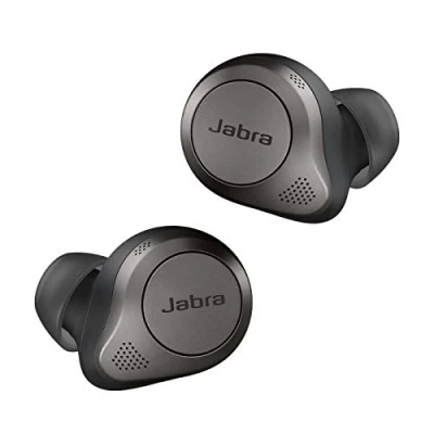 Abbildung von Jabra Elite 85t True Wireless In Ear Bluetooth Kopfhörer Earbuds mit Advanced Active Noise Cancellation und kraftvollen Lautsprechern Kabelloses Ladegehäuse titanschwarz, Einheitsgröße