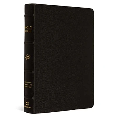 Abbildung von ESV Large Print Compact Bible (Buffalo Leather, Deep Brown)