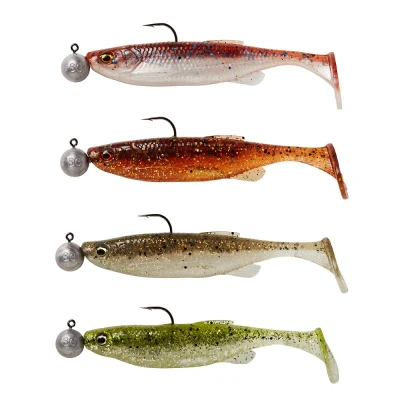 Abbildung von Savage Gear Fat Minnow 10,5cm + 10g Mix (4+4pcs) Clearwater Gummifisch