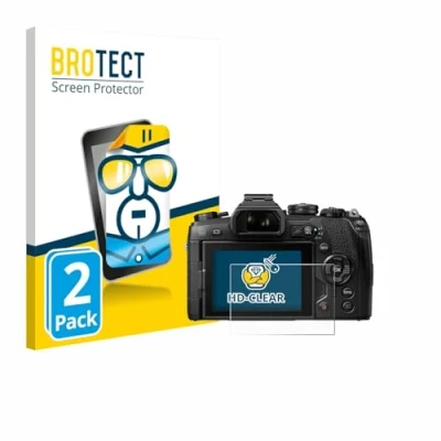 Abbildung von BROTECT (2 Stück Schutzfolie für Olympus OM D E M1 Mark II/Mark III Displayschutz Folie Ultra Klar