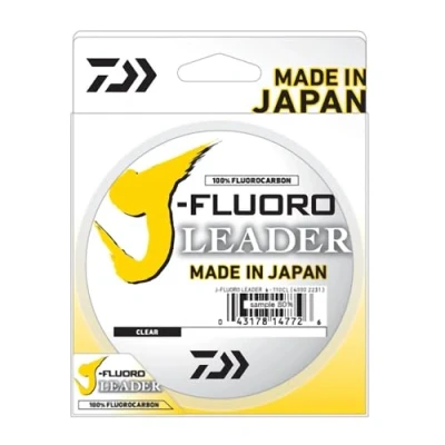 Abbildung von Daiwa J Fluoro Fluorocarbon Vorfach transparent mit Parrallelspulenband 5,4 kg 91,4 m, Mehrfarbig, Einheitsgröße