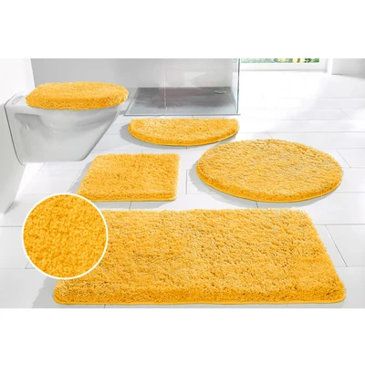 Abbildung von my home Badematte &quot;Sanremo&quot;, Höhe 30 mm, rutschhemmend beschichtet, fußbodenheizungsgeeignet schnell trocknend strapazierfähig, Badteppich, unifarben, rechteckig, rund &amp; als 3 tlg. Set erhältlich