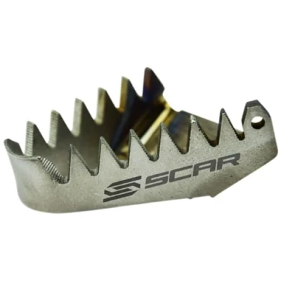 Abbildung von SCAR TITAN AUFTRITT BREMSHEBEL kompatibel mit KTM SX SXF EXCF EXC TPI 85 125 150 250 300 350 450 500 16 23 HUSQVARNA TC FC TX TE FE FX 501 GASGAS MC MCF EC ECF EX EXF 21