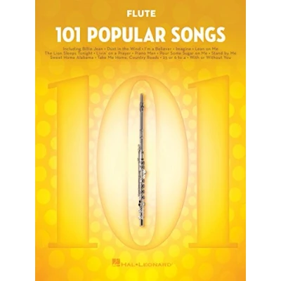Abbildung von 101 Popular Songs Flute (Instrumental Folio): Noten, Sammelband für Flöte