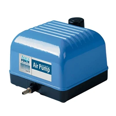 Abbildung von AquaForte Hi Flow V 20 Aluminiumgehäuse Luftpumpe, 15 Watt, 3 Liter/Minute, Max. Teichinhalt 12 m3, Gleichstrom