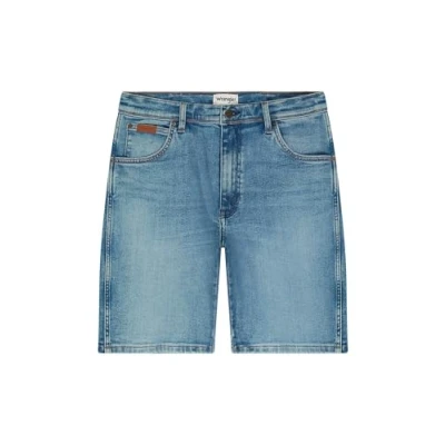 Abbildung von Wrangler Herren Texas Denim Shorts, Sentinel Steel, 36W EU