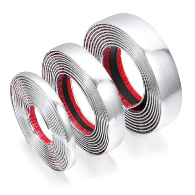Abbildung von CL821 Chrom Zierleiste Chromleiste 8 METER Lang 21mm Breit