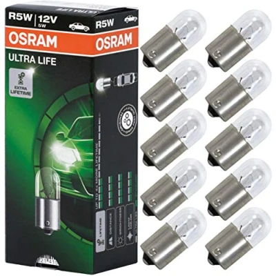 Abbildung von OSRAM ULTRA LIFE 5007ULT Glühlampe, Blinkleuchte 12 5 R5W VOLKSWAGEN: Polo IV Schrägheck, Touran I, TOYOTA: Verso, AUDI: A4 B6 Limousine