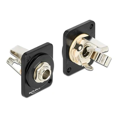 Abbildung von Delock D Typ Modul 6,35 mm 3 Pin Klinkenbuchse zu Lötanschluss