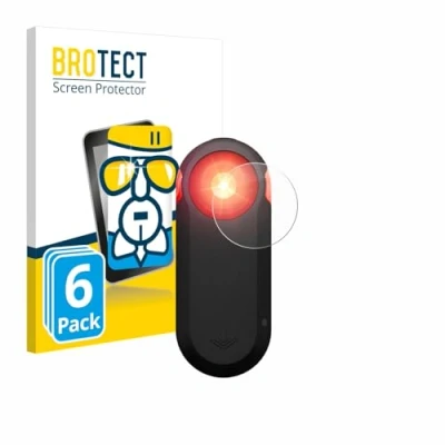 Abbildung von BROTECT Schutzglas für Garmin Varia RTL516 (6 Stück) Schutzfolie Panzer Folie Glas [Extrem Kratzfest 9H, Anti Fingerprint, Ultra Transparent]