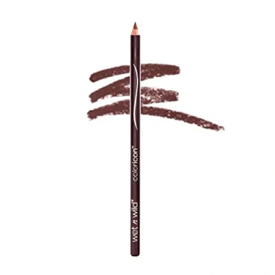 Abbildung von Wet n Wild, Color Icon Lipliner Pencil, Lippenstift mit reichhaltiger Formel, Cremig und Fleckenfrei, genaues Auftragen sanfter, voller Textur, leuchtende Farbe, Chestnut