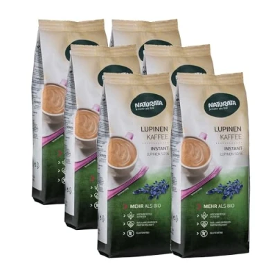 Abbildung von Naturata Lupinen Kaffee 200g 100% Koffein &amp; Glutenfreier Ersatz Bio Qualität Löslicher hergestellt in der Schweiz Schonend Geröstet