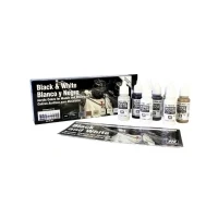 Abbildung von Vallejo 70.151, 17 ml, Beige, Schwarz, Grau, Elfenbein, Bräune, Weiß, Matte, Flasche
