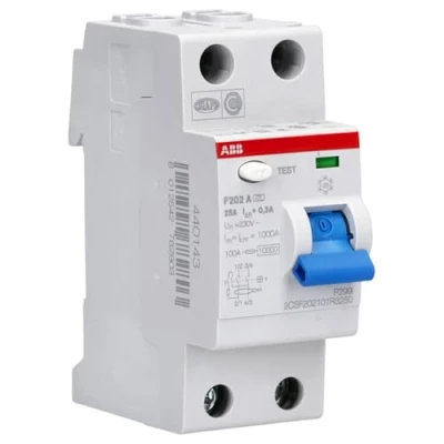Abbildung von ABB F202 A 25 300MA INTERR.DIFFERENZ. Reine 2P
