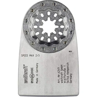 Abbildung von wolfcraft GmbH 4249000, Teppich, Hartnäckige Teppichrückstände, Weiche Fliesenkleber, Hartstahl (HCS), 5,2 cm, 1 Stück(e)