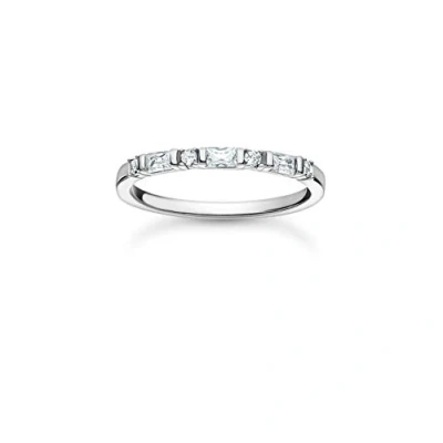 Abbildung von THOMAS SABO Ring weiße Steine 925 Sterling Silber TR2348 051 14 54