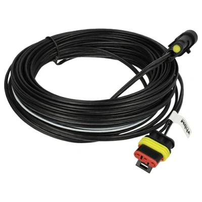 Abbildung von vhbw Niederspannungskabel Transformator Kabel kompatibel mit Gardena Robotic R38Li, R40Li, R80Li, SILENO City, Sileno+ R100Li Mähroboter, Rasenmäher, 10m