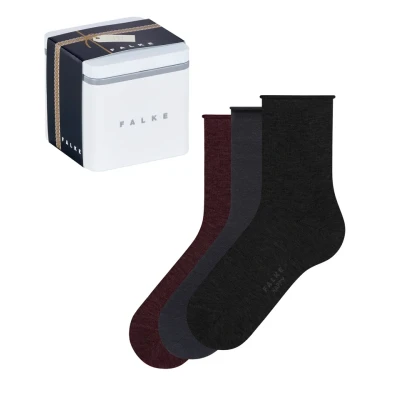 Abbildung von Falke Happy giftbox UNI 3PACK Socken 3Pack, Damen, Größe: 35 38, 3/pack