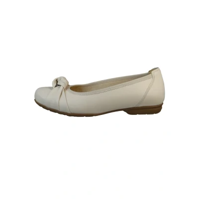Abbildung von Gabor Shoe Care Klassische Klassischer Ballerina, Damen, Größe: 37, Ivory Schuhe