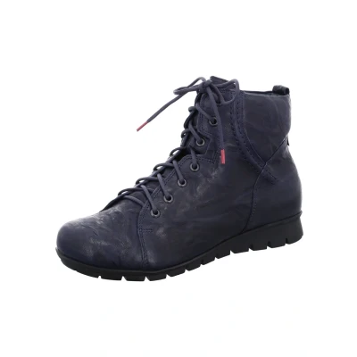 Abbildung von Think! Menscha Schnürstiefelette, Damen, Größe: 37, Navy Schuhe