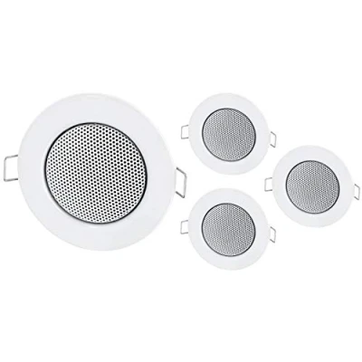 Abbildung von HAVA 4er Pack, Vollmetall Einbau Lautsprecher, Halogen Design, 60mm