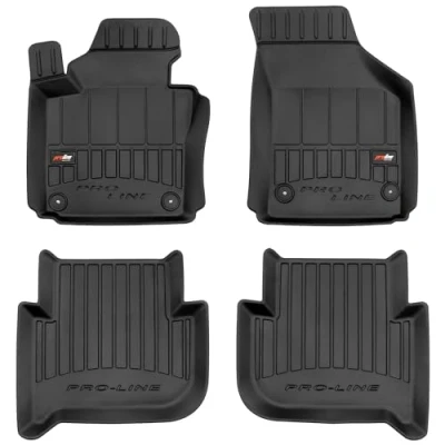 Abbildung von M MOTOS Gummimatten Auto Fussmatte passt für Volkswagen Touran I 2003 2010 Verbessern Sie Ihren Reisekomfort mit Antirutschmatte 3D Allwetter fußmatten Auto, Schutz vor Verschmutzung