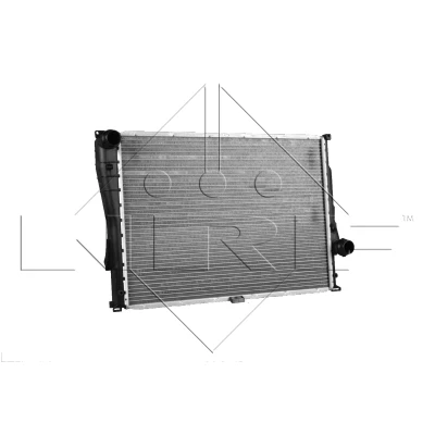 Abbildung von NRF 51597 Kühler, Motorkühlung Aluminium 580 398 40 Kühlrippen gelötet BMW: 3 Coupe, Cabrio