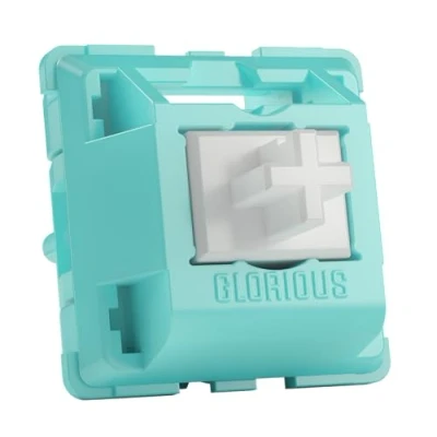 Abbildung von Glorious Gaming 36x Lynx mechanische Tastaturschalter (linear) Passt zu GMMK 2 / PRO Tastatur &amp; Numpads, seidenweicher Druck, schnelles und flüssiges Arbeiten, 43g Auslösegewicht Ungeschmiert