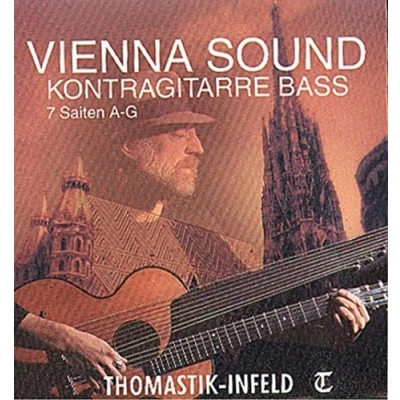 Abbildung von Thomastik 659099 Saiten für Bass /Schrammelgitarre, Satz Bässe 7 saitig Nylonkern versilbert umsponnen